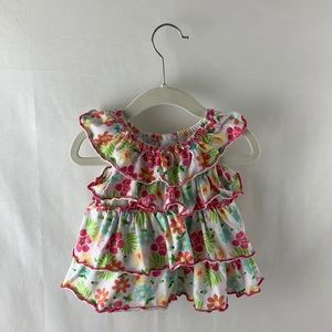 Wonderkids Tropical Floral Dress